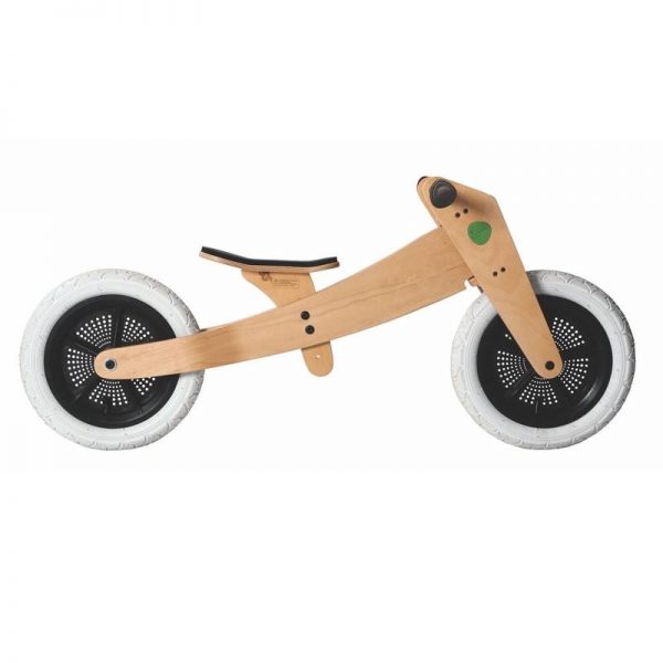 Wishbone Laufrad & Dreirad aus Holz “3-in-1 Bike” in natur, 12 Zoll (ab 1 Jahr) Laufräder