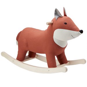 Kids Concept Schaukeltier FUCHS EDVIN in rotbraun Kinderspielzeug