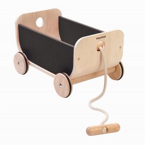 Plan Toys Nachziehwagen WAGON in schwarz