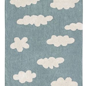 Lorena Canals Teppich VINTAGE WOLKEN (120×160) in blau Teppiche