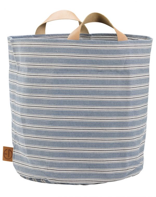 Elodie Details Aufbewahrungskorb StoreMyStuff – SANDY STRIPE (Ø45) in blau/beige Aufbewahrung