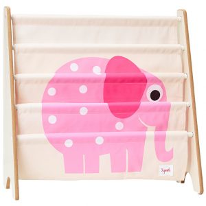 3 sprouts Stand-Bücherregal ELEFANT in beige/pink Bücherregal Kinderzimmer