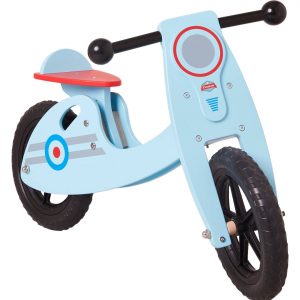 Holz-Laufrad ,,Scooter” für Kinder blau von vertbaudet Laufräder