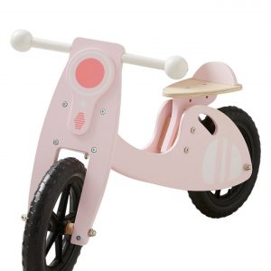 Holz-Laufrad ,,Scooter” rosa von vertbaudet Laufräder
