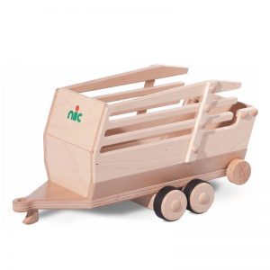 Nic Creamobil Ladewagen Holzfahrzeug-Anfänger | Modell: 1829 (ab 1 Jahr) Holzspielzeug