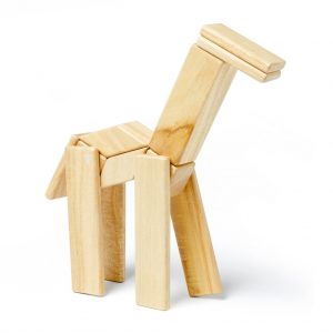 Tegu Magnetbausteine aus Holz “Natural” 14-teilig (ab 3 Jahren) Holzspielzeug