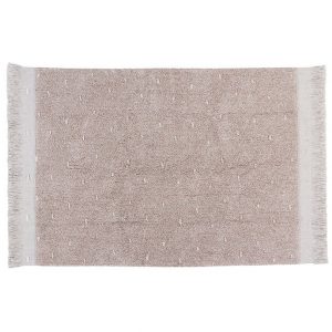 Lorena Canals Teppich NATURAL GRASS (140×200) in pearl grey Teppiche