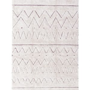 Lorena Canals Teppich RUGCYCLED® – AZTECA (140×200) in beige Teppiche