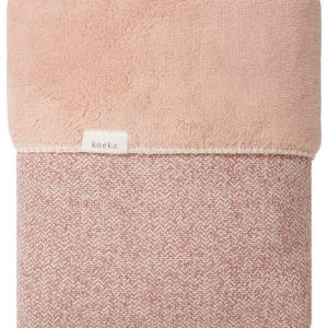 Koeka Babydecke VIGO TEDDY (75×100) meliert in old pink Decken