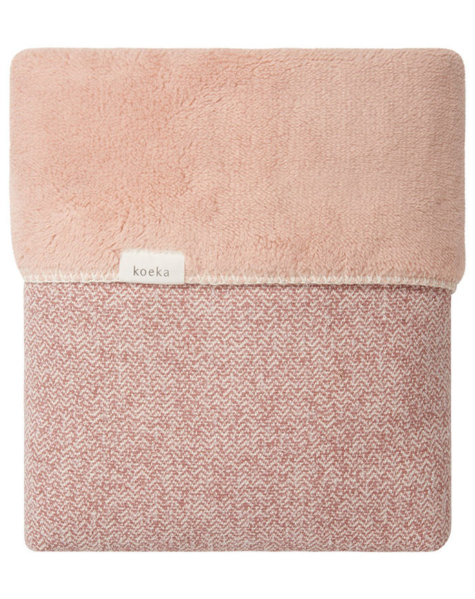 Koeka Krabbeldecke RIGA (75×95) in grey pink Decken