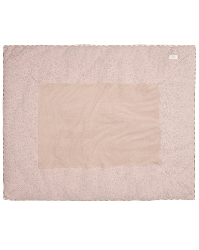 Koeka Babydecke VIGO TEDDY (75×100) meliert in old pink Decken