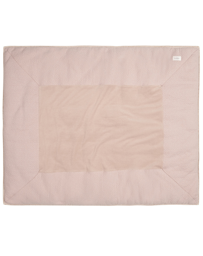 Koeka Krabbeldecke RIGA (75×95) in grey pink Decken