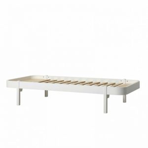 Oliver Furniture Bett Wood Lounger Weiß Kinderbetten