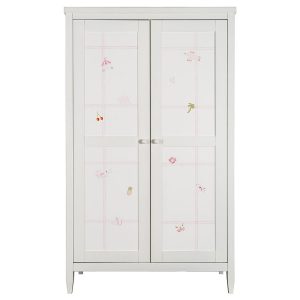 Isle of Dogs Kleiderschrank mit rosa Motiven Kinderschränke