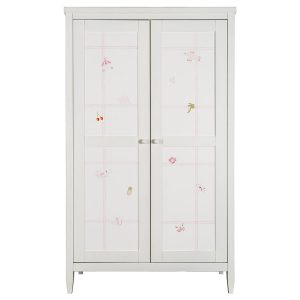 Isle of Dogs Kleiderschrank mit rosa Motiven Kinderschränke