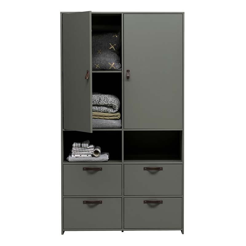 Sebra Kleiderschrank 2-türig Weiß Kinderschränke