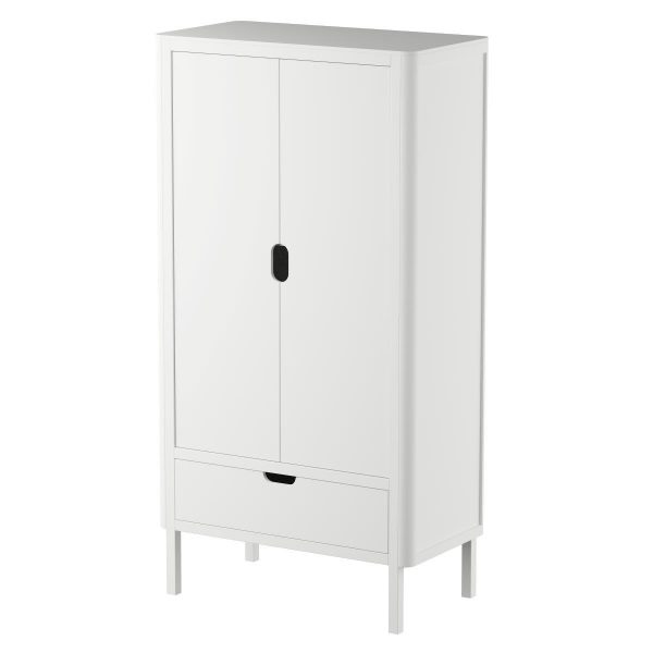 Sebra Kleiderschrank 2-türig Weiß Kinderschränke