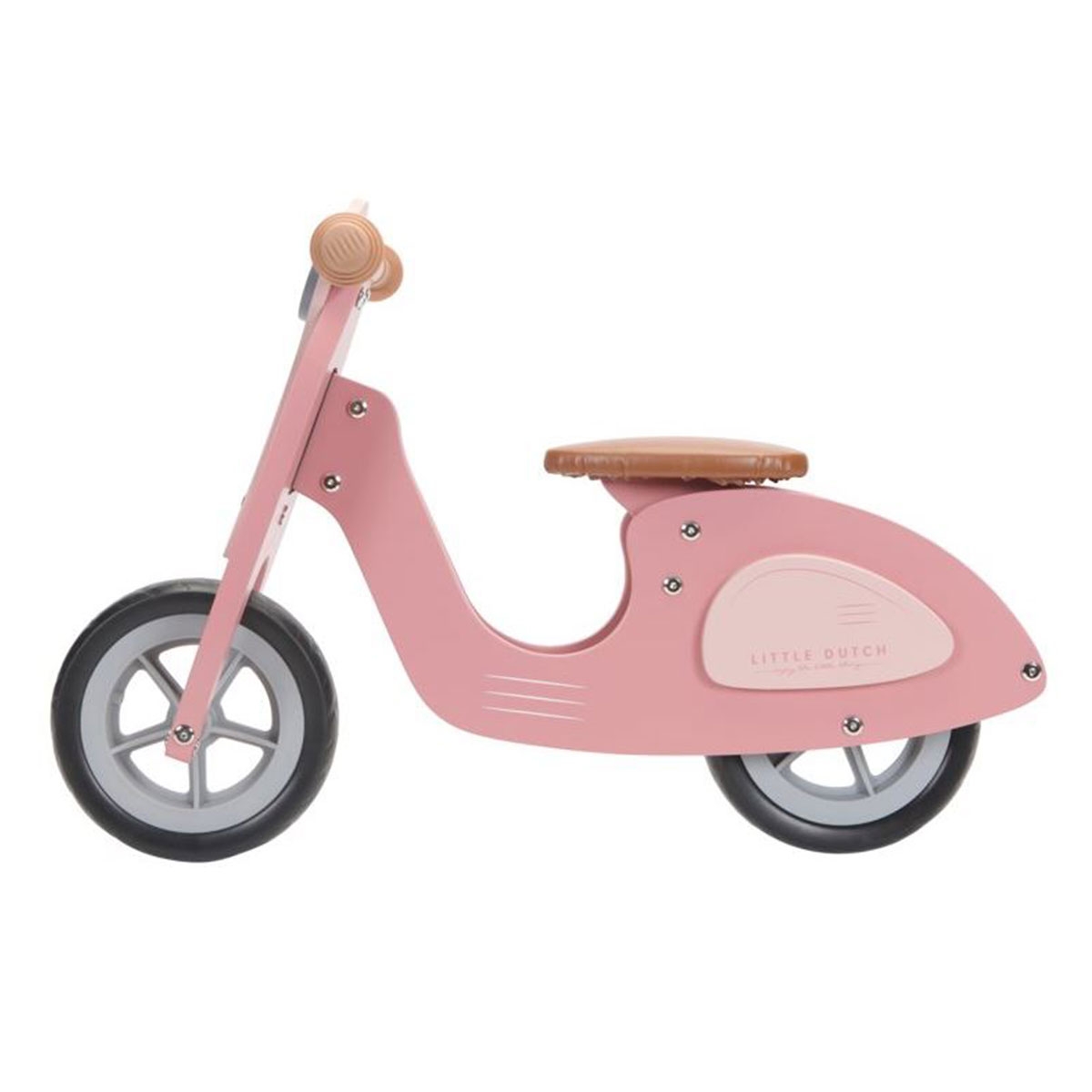 Holz-Laufrad ,,Scooter” rosa von vertbaudet Laufräder