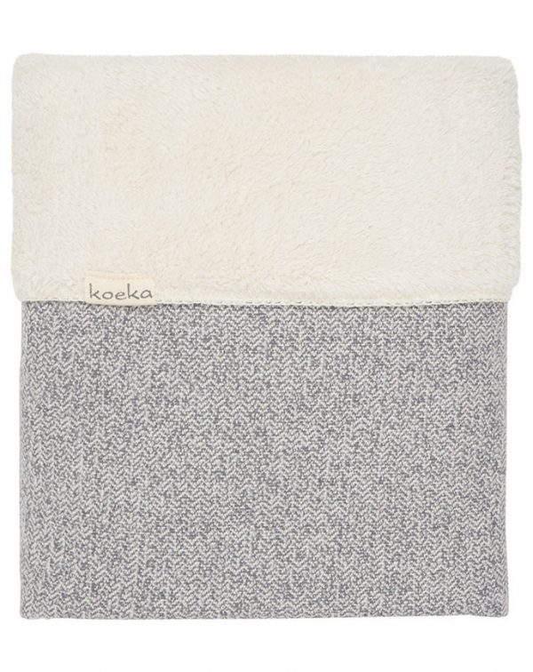 Koeka Babydecke VIGO TEDDY (75×100) meliert in sparkle grey Decken