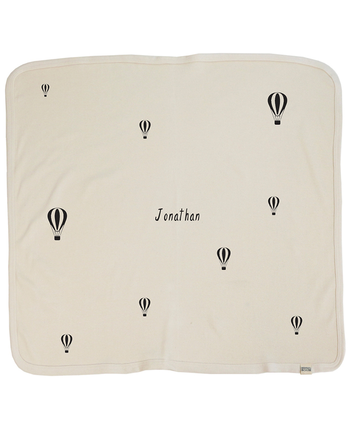 Minna’s Room Babydecke BIENEN (72×72) personalisierbar in creme Decken